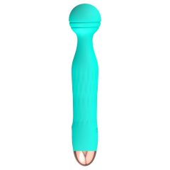   Cuties Mini Wand - rechargeable, waterproof, massaging vibrator (green)