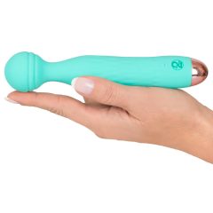   Cuties Mini Wand - rechargeable, waterproof, massaging vibrator (green)