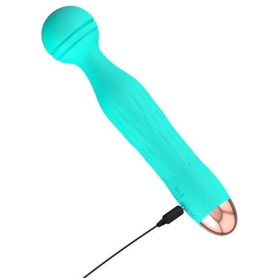 Cuties Mini Wand - rechargeable, waterproof, massaging vibrator (green)