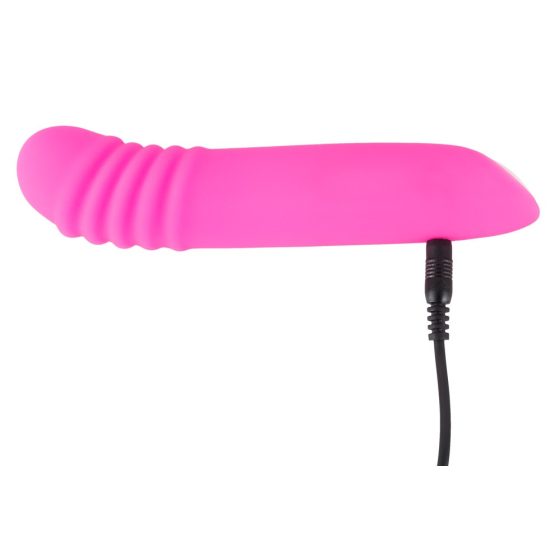 You2Toys - Flashing Mini Vibe - rechargeable, glowing vibrator (pink)