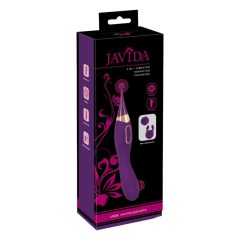   Javida - 2in1 cordless clitoris stimulator and vibrator set (purple)