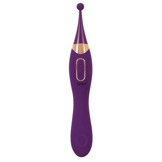 Javida - 2in1 cordless clitoris stimulator and vibrator set (purple)