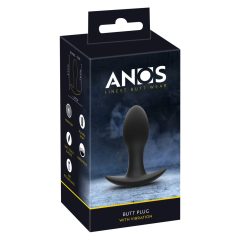 ANOS - battery-operated, waterproof anal vibrator (black)