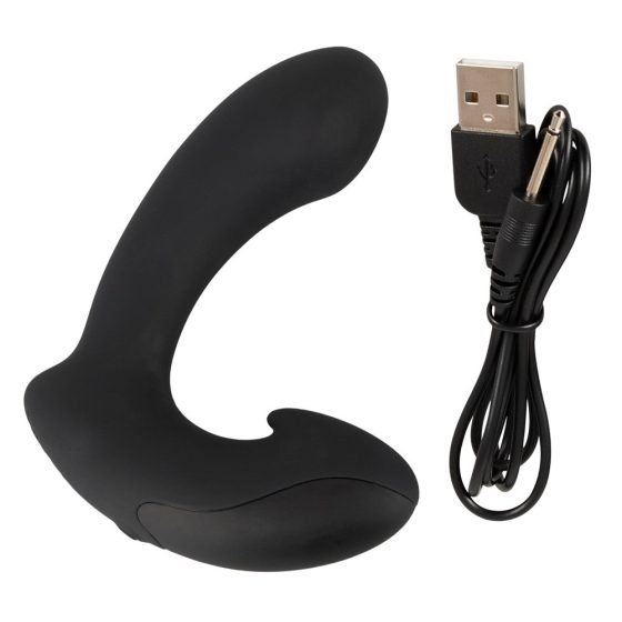 Anos - Rechargeable anatomical prostate vibrator (black)