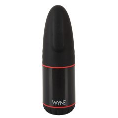   WYNE 02 - Rechargeable, vibrating-suction masturbator (black and white)