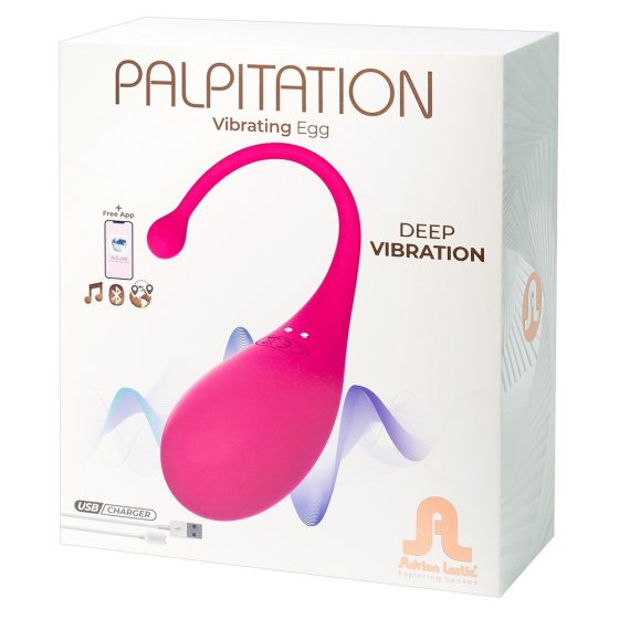 Adrien Lastic Palpitation - smart rechargeable vibrating egg (pink)