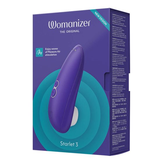 Womanizer Starlet 3 - rechargeable, waterproof clitoral stimulator (blue)