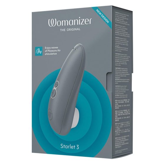 Womanizer Starlet 3 - rechargeable, waterproof clitoral stimulator (grey)