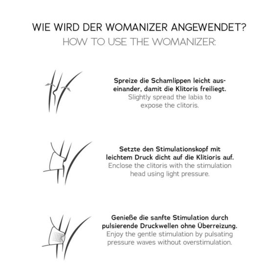 Womanizer Premium 2 - rechargeable, waterproof clitoris stimulator (blue)