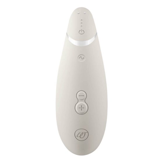 Womanizer Premium 2 - rechargeable, waterproof clitoris stimulator (white)
