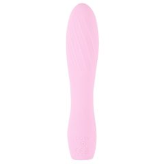   Cuties Mini 3 - Rechargeable, waterproof, ribbed vibrator (pink)