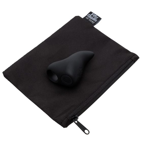 Fifty Shades of Grey - Sensation Finger Rechargeable Finger Vibrator (Black)