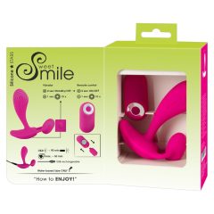   SMILE RC - rechargeable, radio controlled G-spot vibrator (pink)