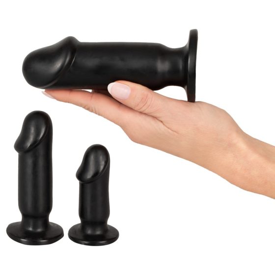 Anos Trainig Kit - anal dildo set (3 pieces) - black
