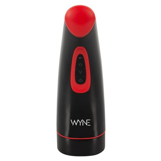 WYNE 03 - Rechargeable, vibrating-suction masturbator (black)