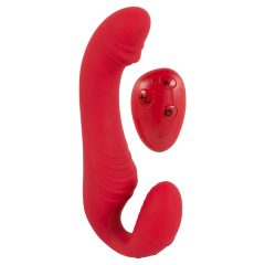   You2Toys Triple3Teaser - rechargeable, radio controlled, attachable vibrator (red)