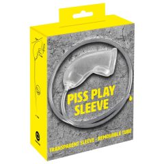   You2Toys Piss Play Sleeve - Penis Sleeve with outlet tube (transparent)