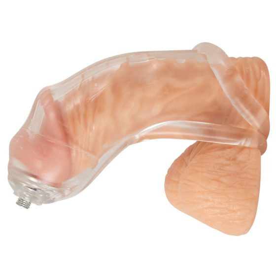 You2Toys Piss Play Sleeve - Penis Sleeve with outlet tube (transparent)