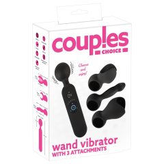   Couples Choice - rechargeable heated massaging vibrator (black)