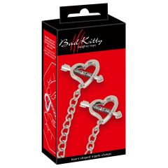 Bad Kitty - Cupid's arrows bud jewellery set (silver)