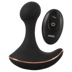   ANOS - Rechargeable, radio controlled, waterproof anal vibrator (black)