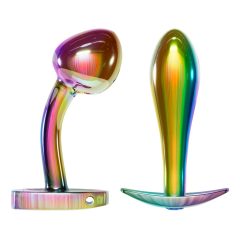 ANOS Metal Rainbow - metal anal dildo set (2 pieces)