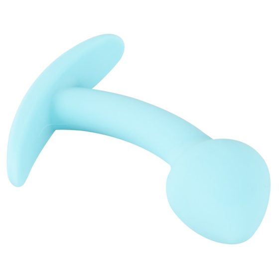 Cuties Mini Butt Plug - silicone anal dildo - blue (2,6cm)