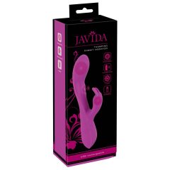   Javida Thumping Rabbit - battery operated, 3 motor vibrator with tickle lever (purple)