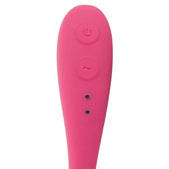 SMILE - rechargeable radio vibrating egg (pink)