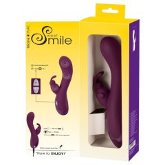 SMILE - 3-motor cordless vibrator with swing arm (purple)