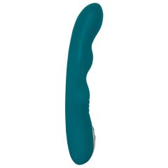   SMILE - rechargeable, waterproof rotary G-spot vibrator (green)