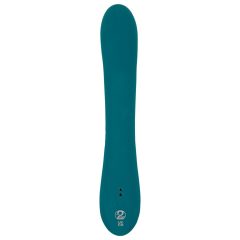   SMILE - rechargeable, waterproof rotary G-spot vibrator (green)