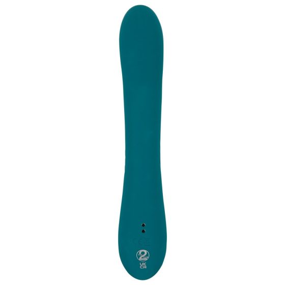 SMILE - rechargeable, waterproof rotary G-spot vibrator (green)