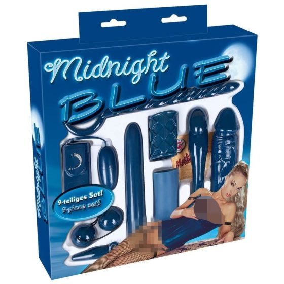 You2Toys - Midnight Blue - vibrator set (9 pieces)