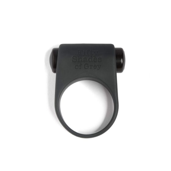 Fifty shades of grey - Silicone vibrating penis ring (black)