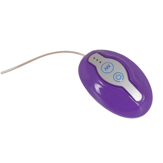 Flutter Butterfly - silicone intimate vibrator (purple)
