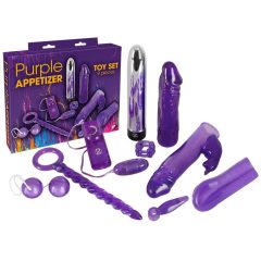 You2Toys - Purple Appetizer - vibrator set (9 pieces)