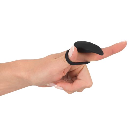 Black Velvet finger vibrator (black)