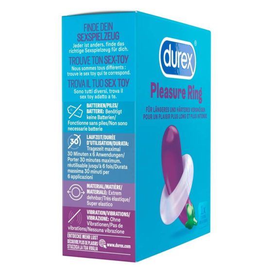 Durex Pleasure Ring - penis ring (transparent)