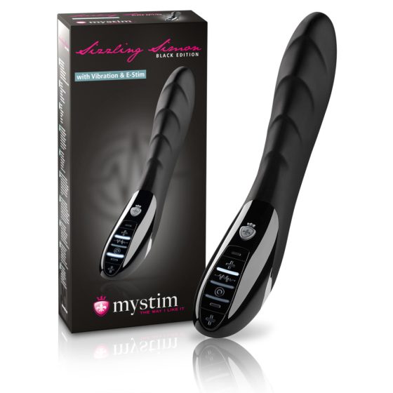 mystim Black Edition Sizzling Simon - electro-stimulation vibrator
