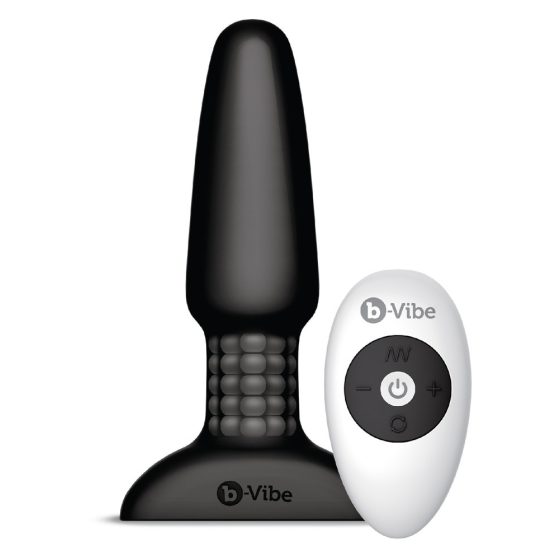 b-Vibe - rotating beaded cordless anal vibrator (black)