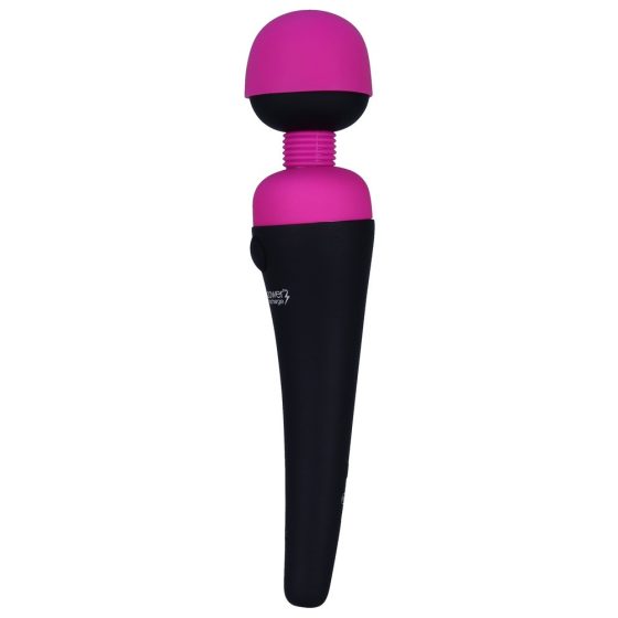 PalmPower Wand - rechargeable massager vibrator (pink-black)