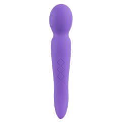 SMILE Wand - Dual motor massager vibrator (purple)