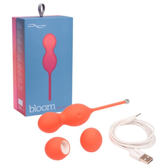 We-Vibe Bloom - Battery operated gecko ball with interchangeable weights (orange)