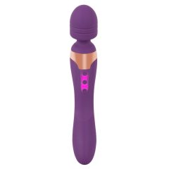 Javida Double - massaging vibrator (purple)