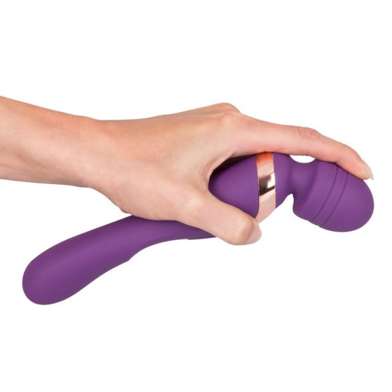 Javida Double - massaging vibrator (purple)