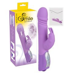 SMILE Push - pusher, vibrator with spike (purple)