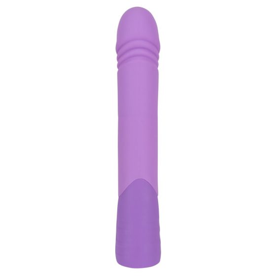 SMILE Push - pusher, vibrator with spike (purple)