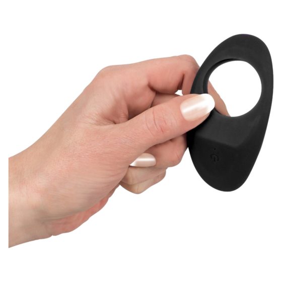 Lust - battery-operated vibrating penis ring (black)