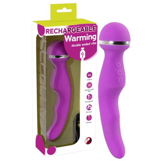 You2Toys - Warming - Rechargeable heated massager vibrator (pink)